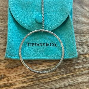 Elsa Perretti hammered circle Tiffany Necklace - Sterling Silver